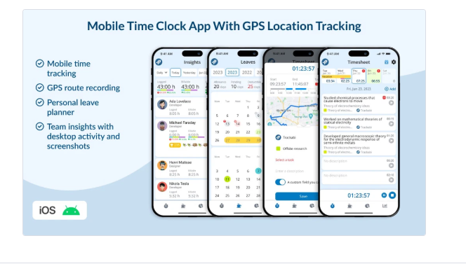 Trackabi Time Tracker App